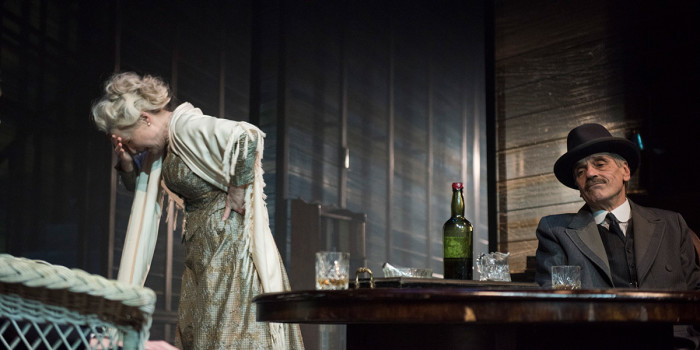 Jeremy Irons and Lesley Manville in Long Day's Journey Into Night (Photo: Hugo Glendinning)