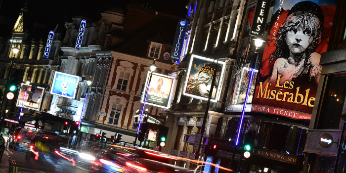 London plays and musicals on Shaftesbury Avenue