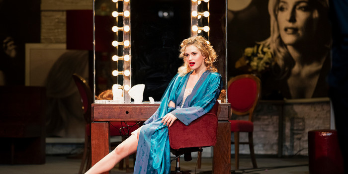 Lily James in All About Eve at the Noël Coward Theatre (Photo: Jan Versweyveld)