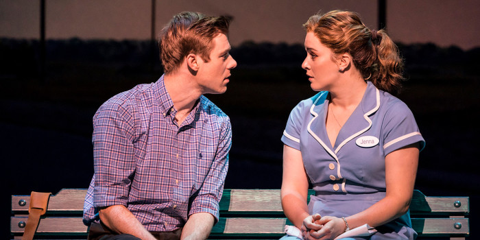 David Hunter and Lucie Jones in Waitress (Photo: Johan Persson)