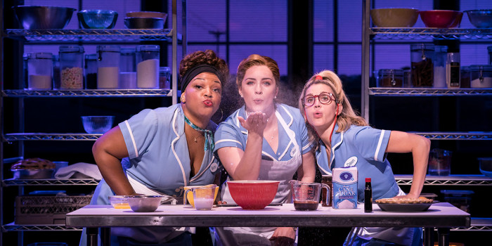 Marisha Wallace, Lucie Jones and Ashley Roberts in Waitress (Photo: Johan Persson)