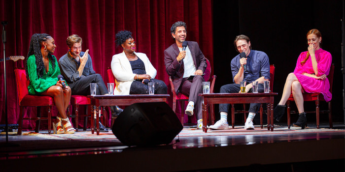 Greg hosting a panel