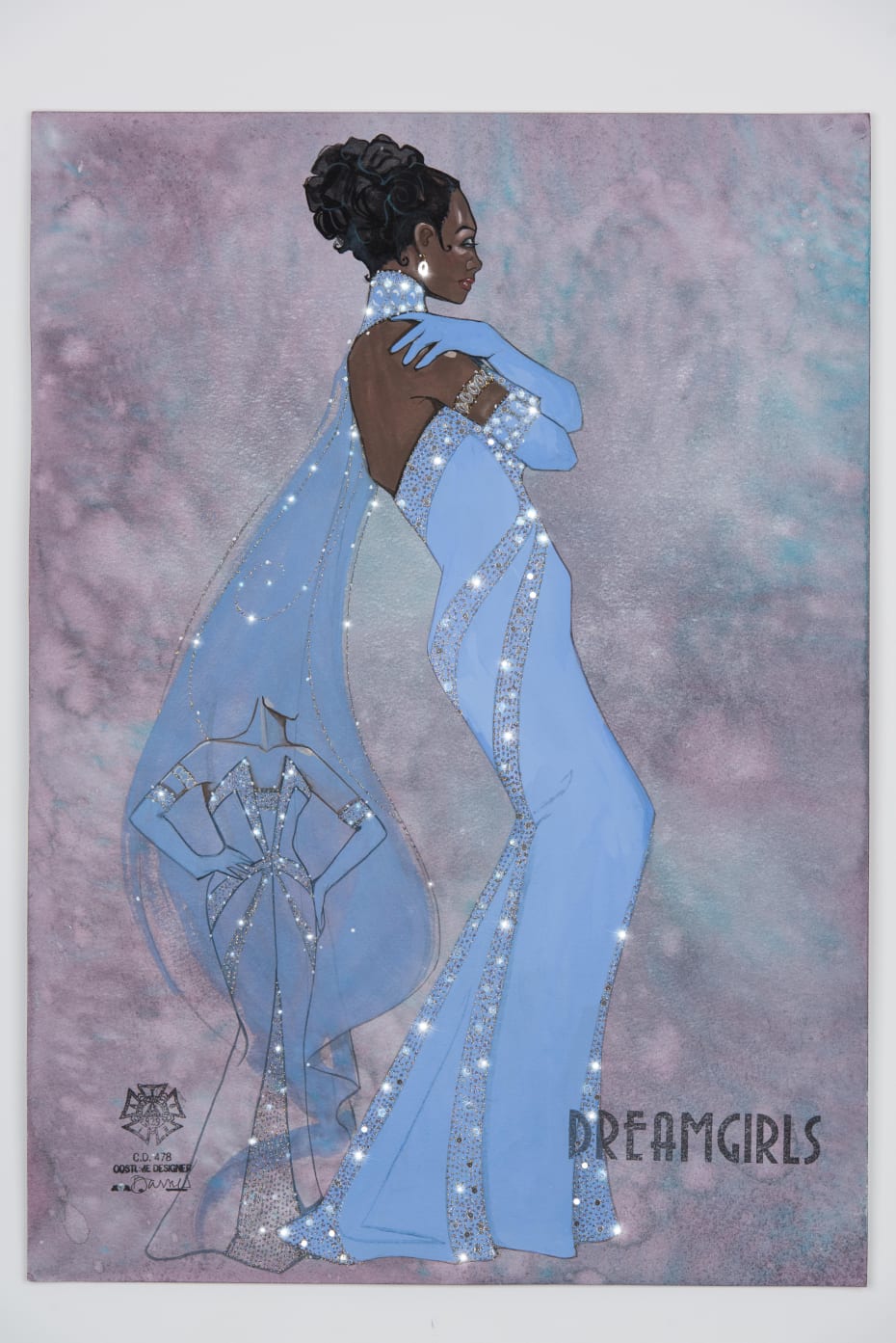 Costume designs for Dreamgirls (Credit: Original sketches by Gregg Barnes)