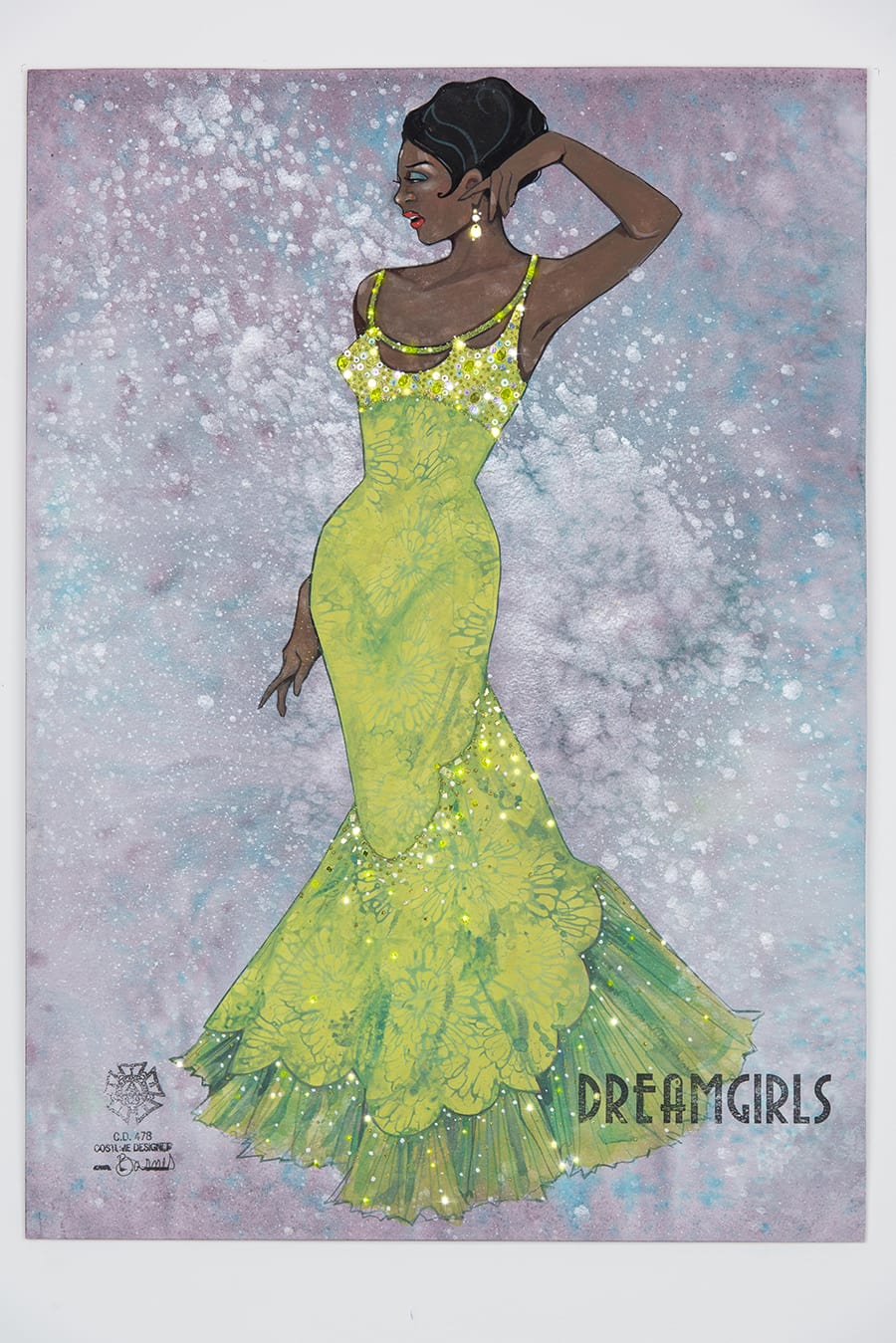 Costume designs for Dreamgirls (Credit: Original sketches by Gregg Barnes)