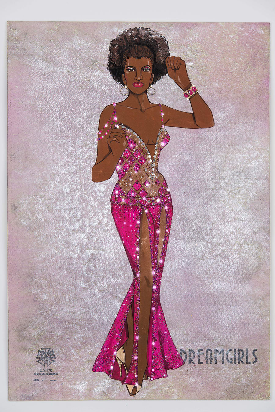 Costume designs for Dreamgirls (Credit: Original sketches by Gregg Barnes)