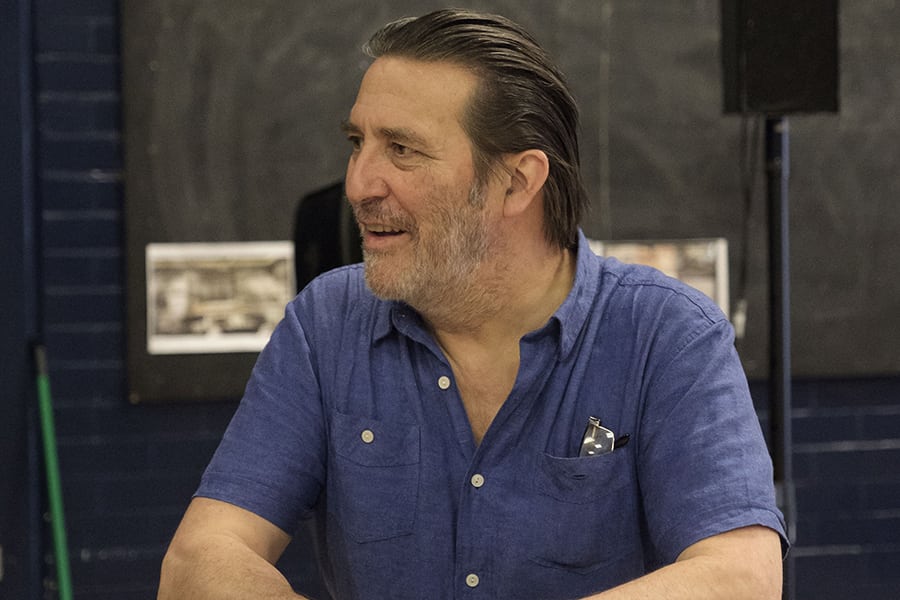 Ciaran Hinds (Nick Laine) in rehearsal for Girl From The North Country at The Old Vic (Photo: Manuel Harlan)