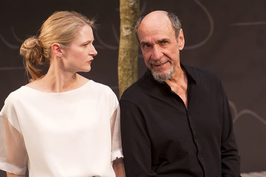 Naomi Frederick and F. Murray Abraham in The Mentor (Photo: Simon Annand)