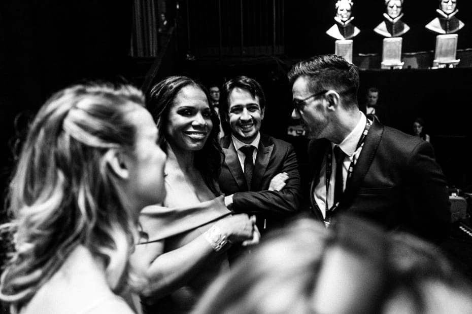 Audra McDonald and Lin-Manuel Miranda (Credit: Matt Humphrey)