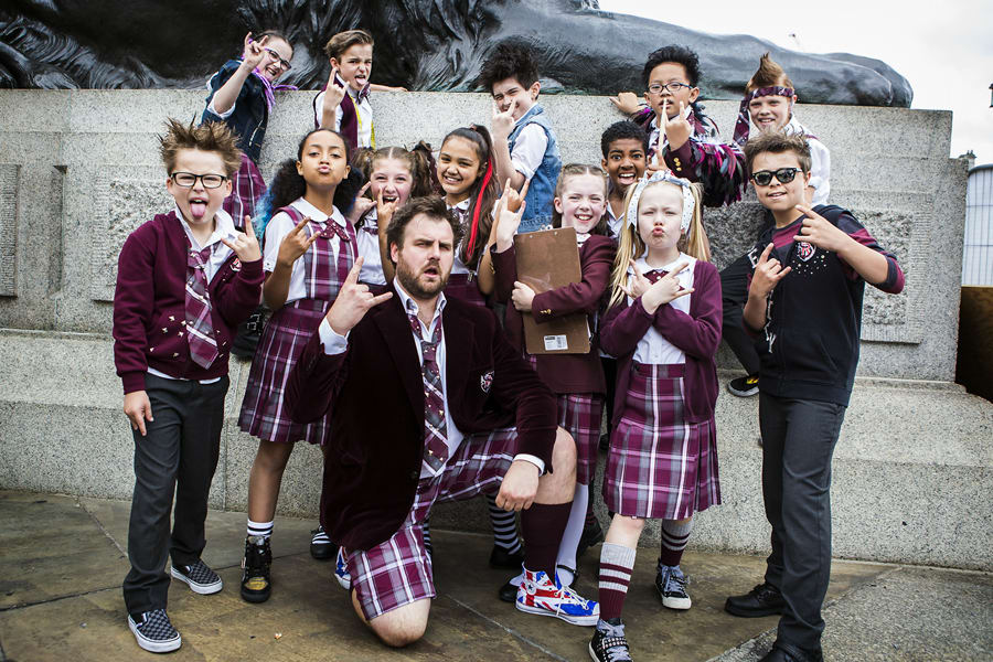 School Of Rock The Musical backstage at West End LIVE 2017 (Photo: Pamela Raith)