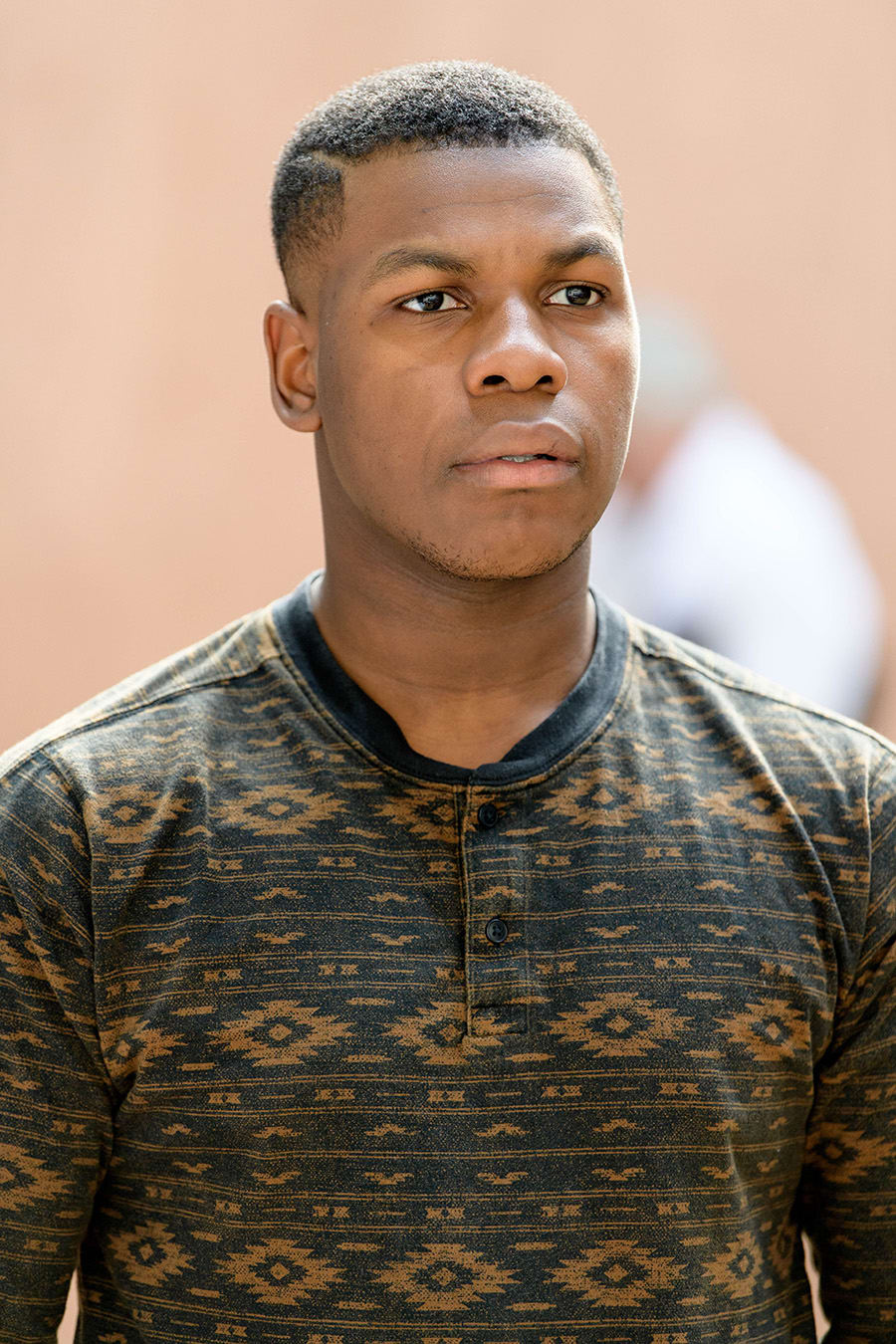 John Boyega (Woyzeck) in rehearsal for Woyzeck at The Old Vic (Photo: Manuel Harlan)