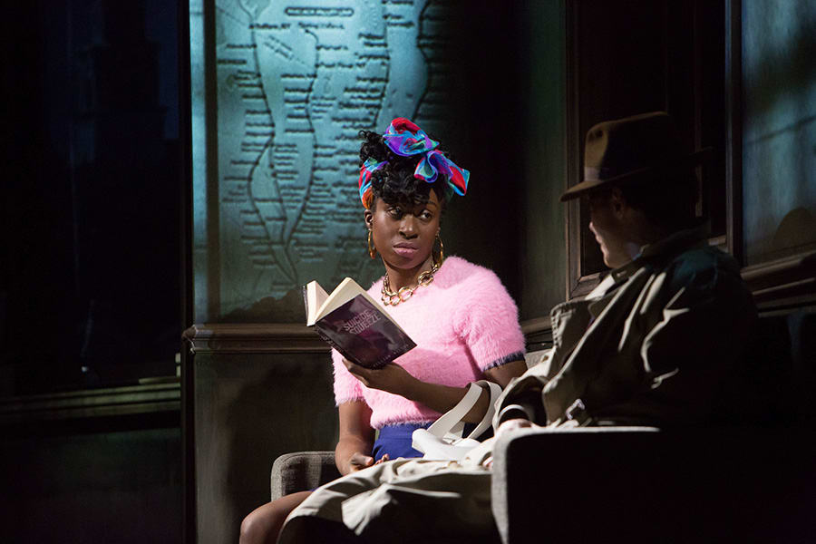 Vivienne Acheampong (Virginia Stillman) in Paul Auster's City Of Glass at the Lyric Hammersmith (Photo: Jonathan Keenan)