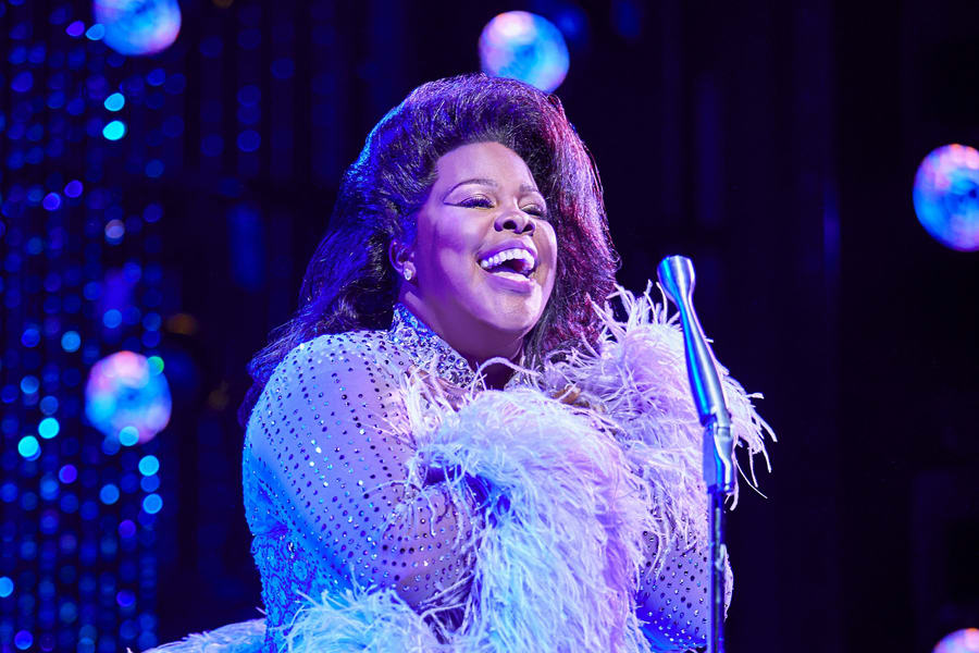 Amber Riley in Dreamgirls (Photo: Brinkhoff & Mogenburg)