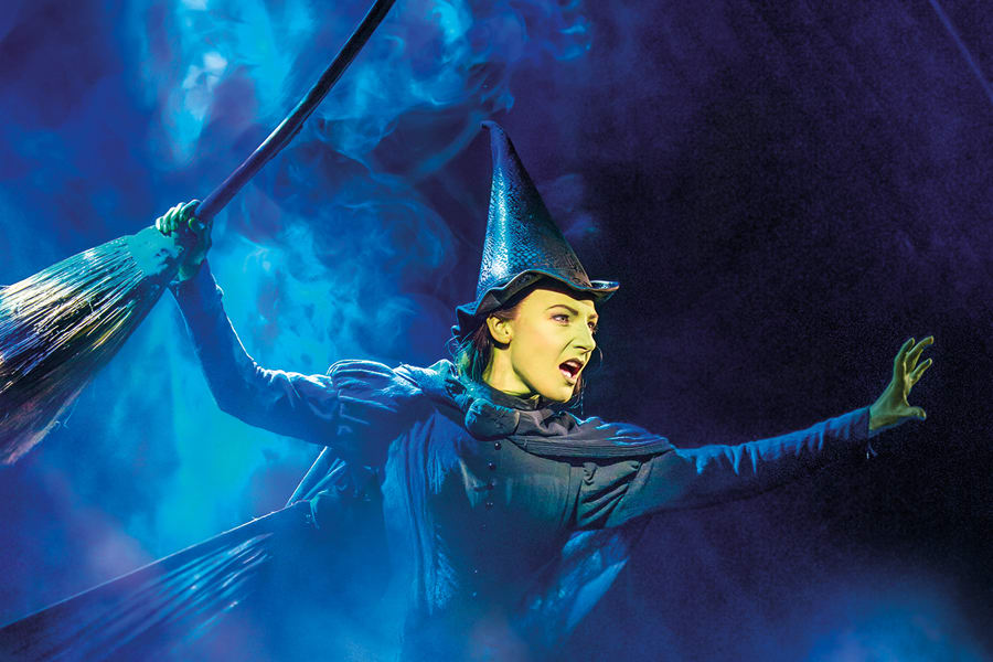 Willemijn Verkaik as Elphaba in Wicked (Photo: Matt Crockett)