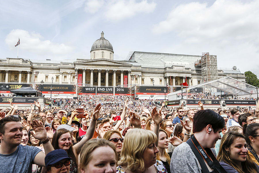 The crowds at West End LIVE 2016 (Photo: Pamela Raith)