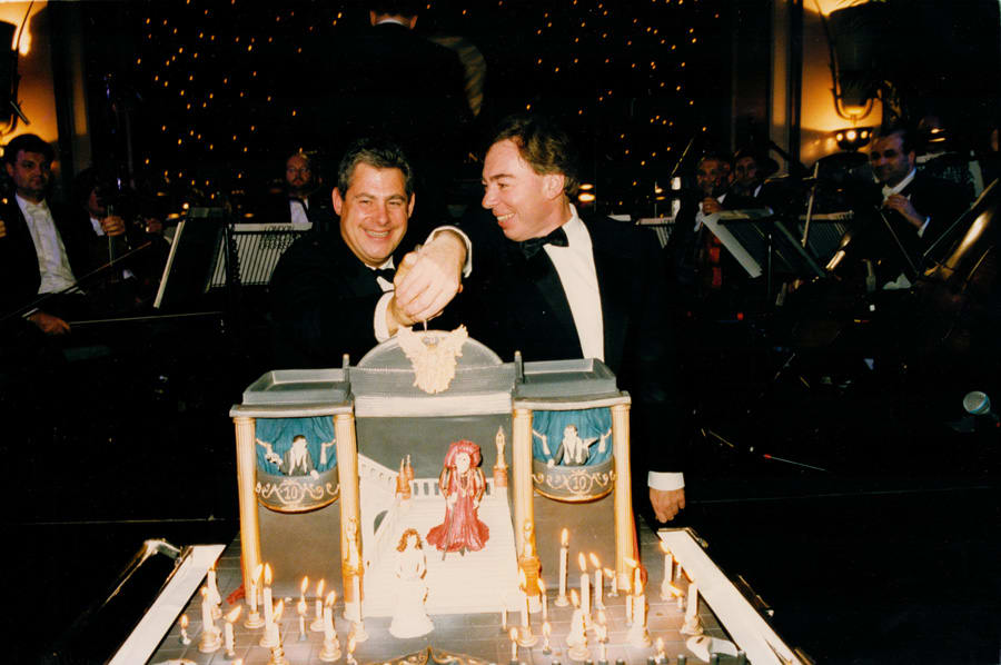 6_Phantom 10 Anniversary, Cameron MACKINTOSH & Andrew Lloyd WEBBER, London1996 Photo Alan Davidson