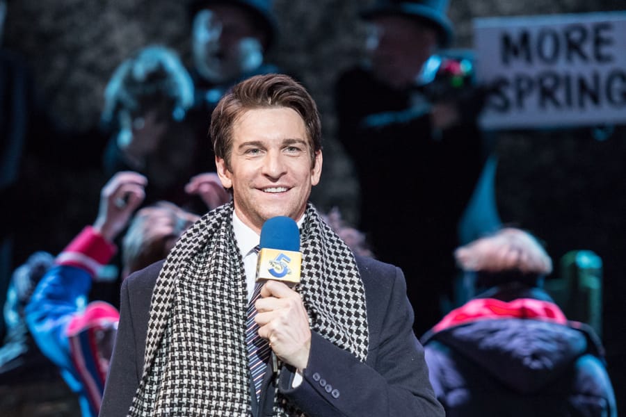 Andy Karl (Phil Connors) in Groundhog Day (Photo: Manuel Harlan)