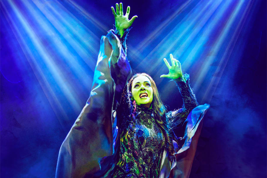 Rachel Tucker as Elphaba in Wicked. (Photo: Matt Crocket)