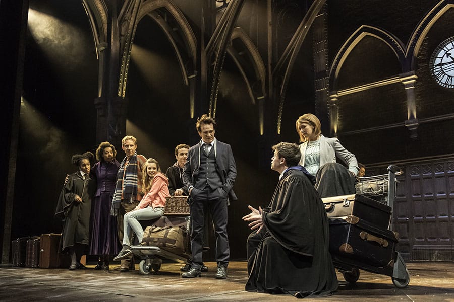 The cast of Harry Potter And The Cursed Child at the Palace Theatre (Photo: Manuel Harlan)