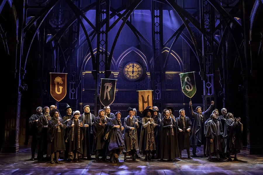 The cast of Harry Potter And The Cursed Child at the Palace Theatre (Photo: Manuel Harlan)