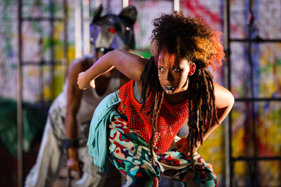 Tiger Lily (Lois Chimimba) in Peter Pan (Photo Steve Tanner)