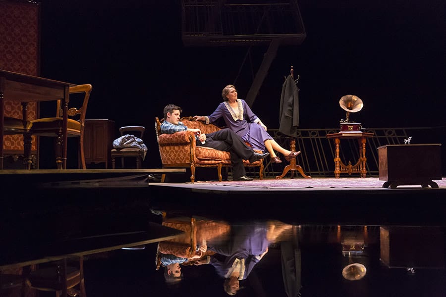 Michael Esper and Cherry Jones in The Glass Menagerie at the Edinburgh International Festival (Photo: Johan Persson)