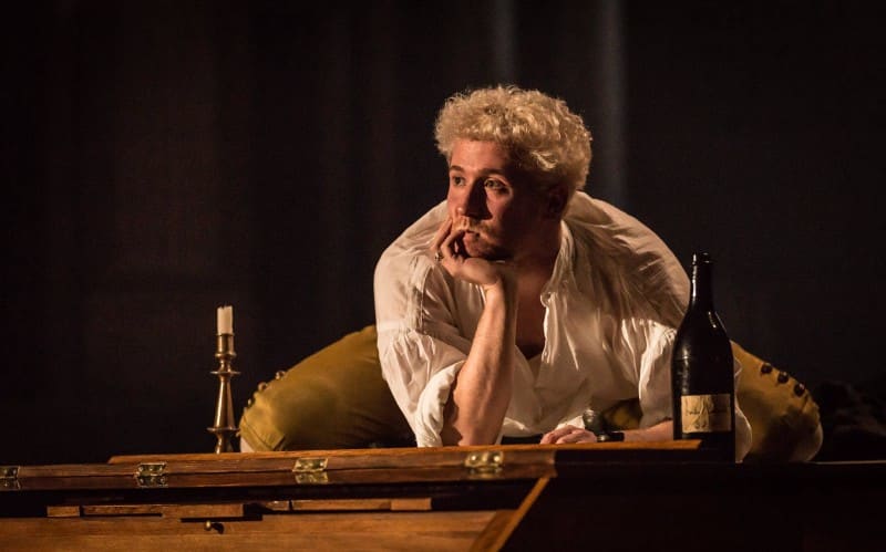 Adam Gillen as Mozart in Amadeus