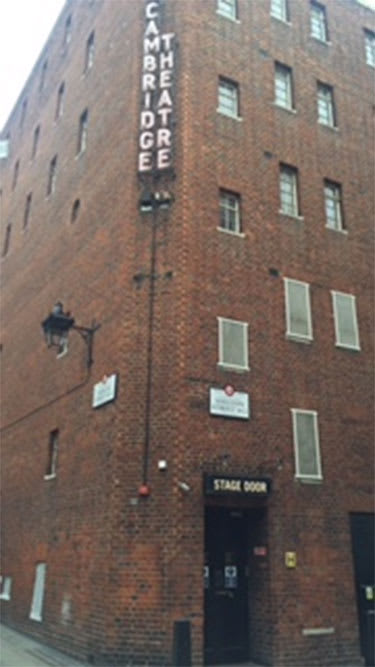 Cambridge Theatre stage door