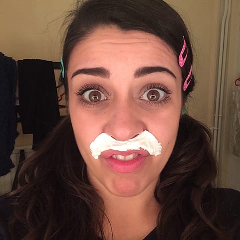 A Day In The Life Of The Play That Goes Wrong: Last minute 'tache bleach before the show