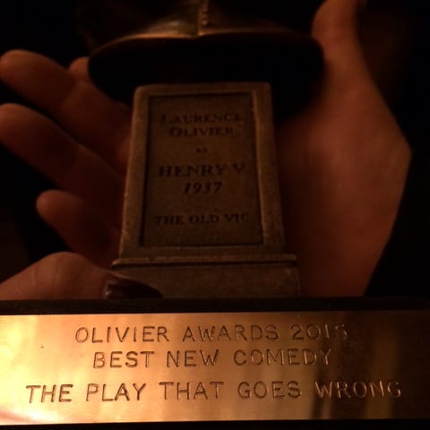 A Day In The Life Of The Play That Goes Wrong: Our Olivier Award