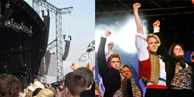 Bands at Glastonbury, theatre stars at WEL