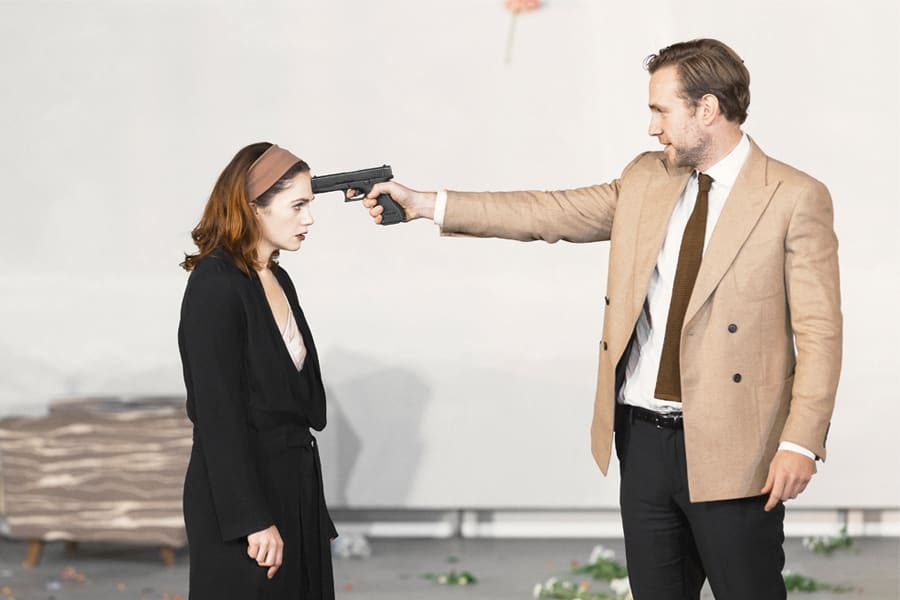 Ruth Wilson and Rafe Spall in Hedda Gabler (Photo: Jan Versweyveld)