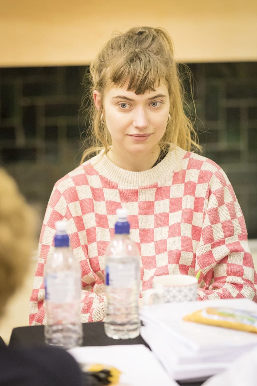 Imogen Poots rehearses Edward Albee's Who's Afraid Of Virginia Woolf? (Photo: Johan Persson)