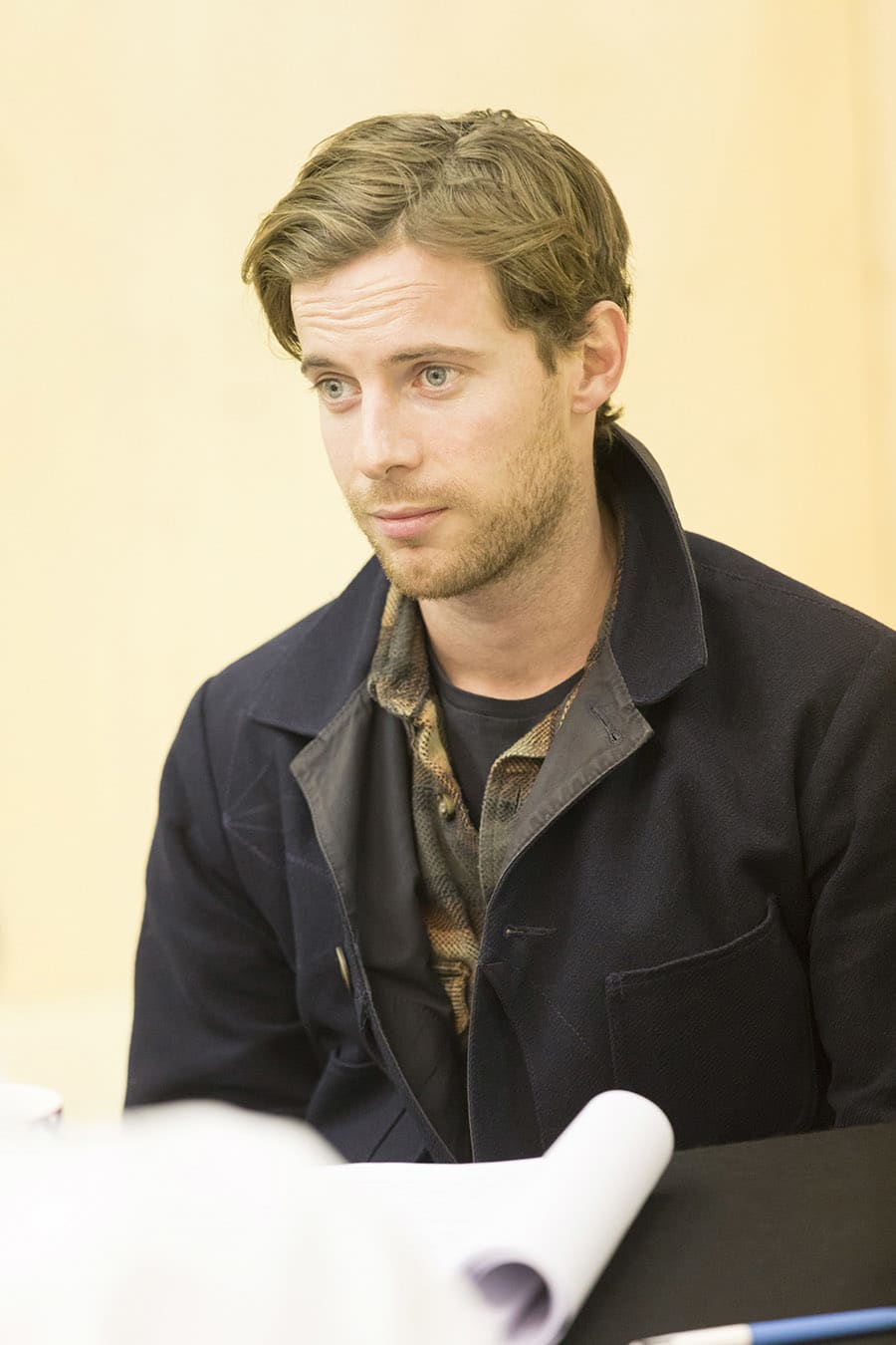 Luke Treadaway rehearses Edward Albee's Who's Afraid of Virginia Woolf? (Photo: Johan Persson)