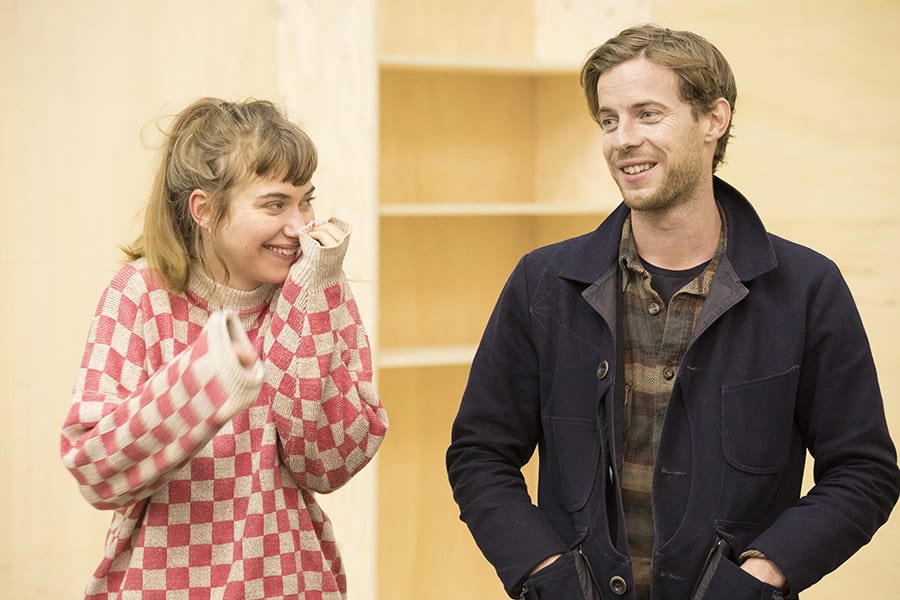 Imogen Poots and Luke Treadaway rehearse Edward Albee's Who's Afraid Of Virginia Woolf? (Photo: Johan Persson)