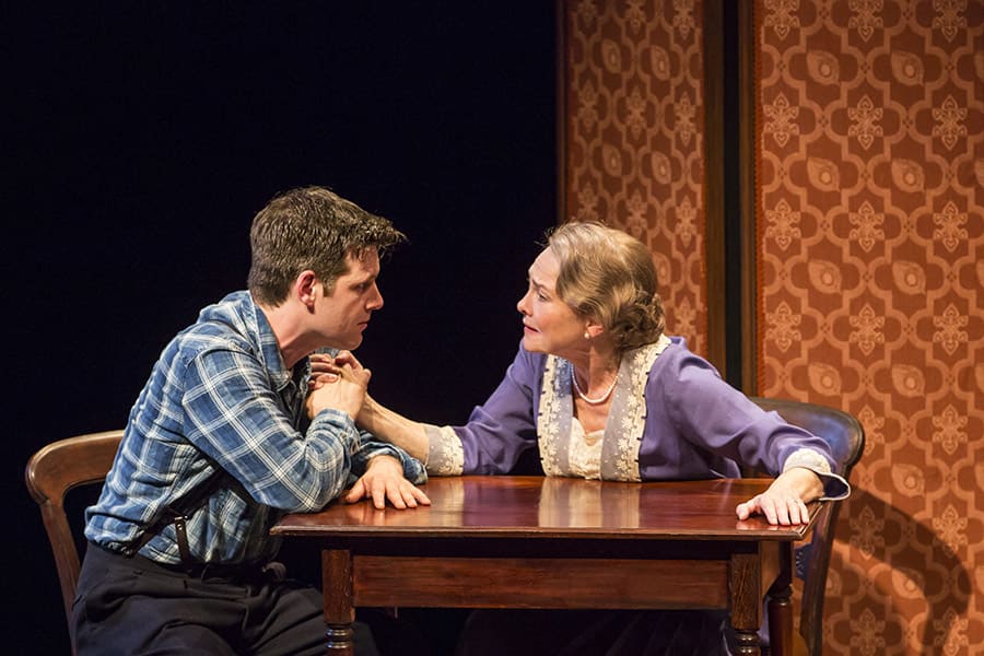 Cherry Jones and Michael Esper in The Glass Menagerie at Duke of York's Theatre (Photo: Johan Persson)