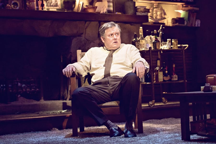 Conleth Hill in Edward Albee's Who's Afraid Of Virginia Woolf? (Photo: Johan Persson)