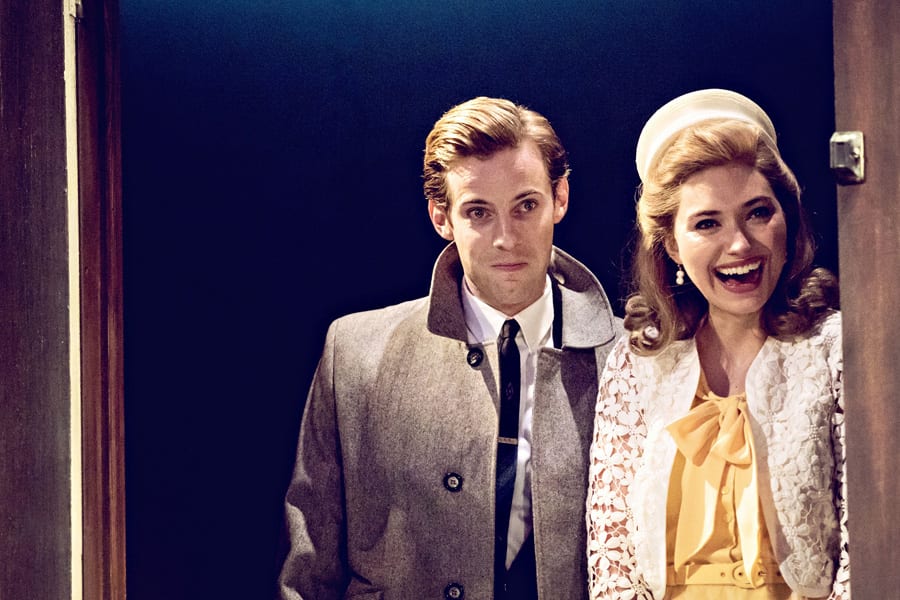 Luke Treadaway and Imogen Poots in Edward Albee's Who's Afraid Of Virginia Woolf? (Photo: Johan Persson)