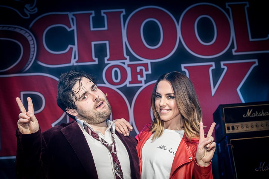 David Fynn and Mel C at School Of Rock The Musical (Photo: Craig Sugden)