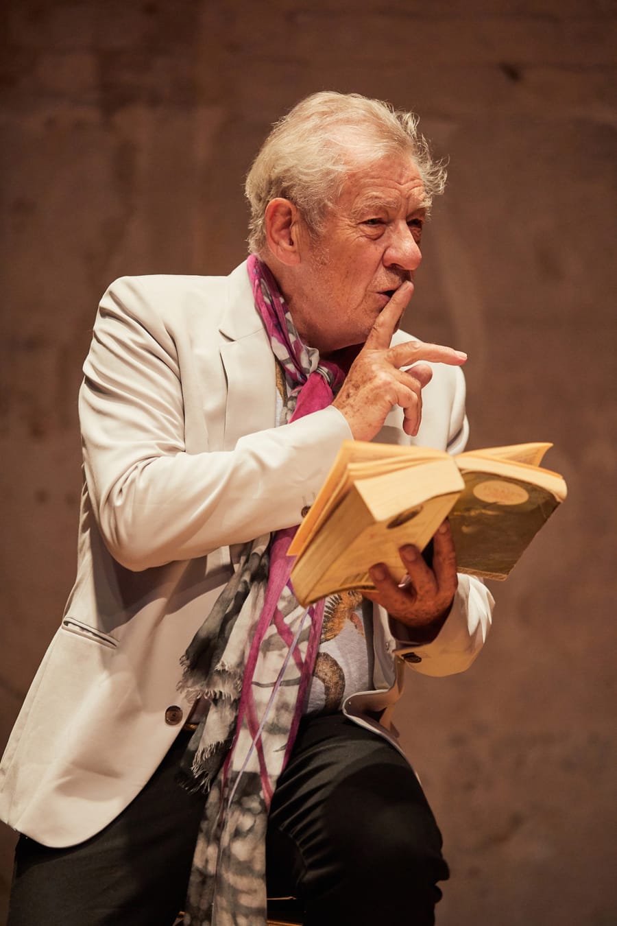 Ian McKellen in Shakespeare, Tolkien, Others & You at the Park Theatre (Photo: Mark Douet)