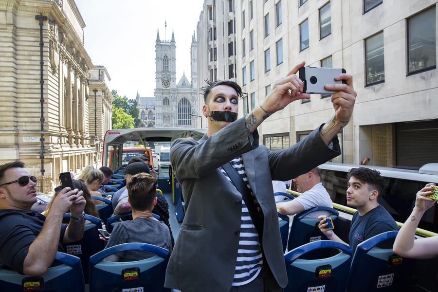 Tape Face on The Original Tour in London