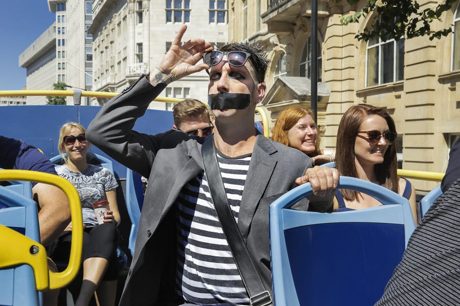 Tape Face on The Original Tour in London