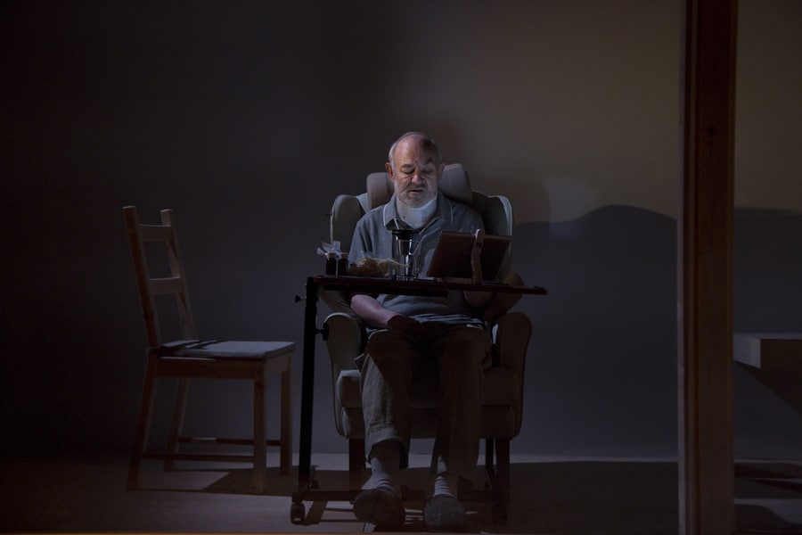 Philip Goldacre (David) in Bodies at the Royal Court (Photo: Bronwen Sharp)