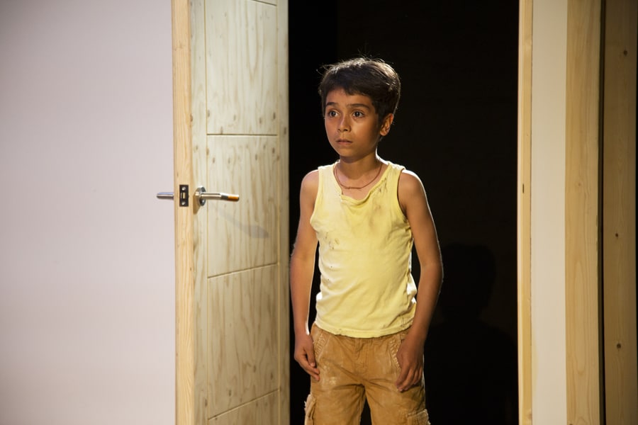 Alexander Molony (Boy) in Bodies at the Royal Court (Photo: Bronwen Sharp)