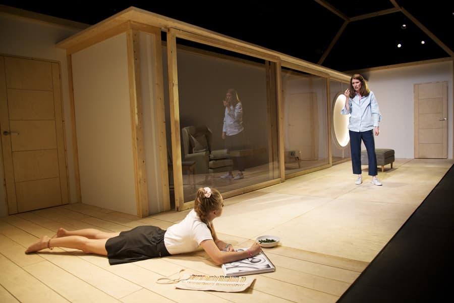 Hannah Rae (Daughter) and Justine Mitchell (Clem) in Bodies at the Royal Court (Photo: Bronwen Sharp)