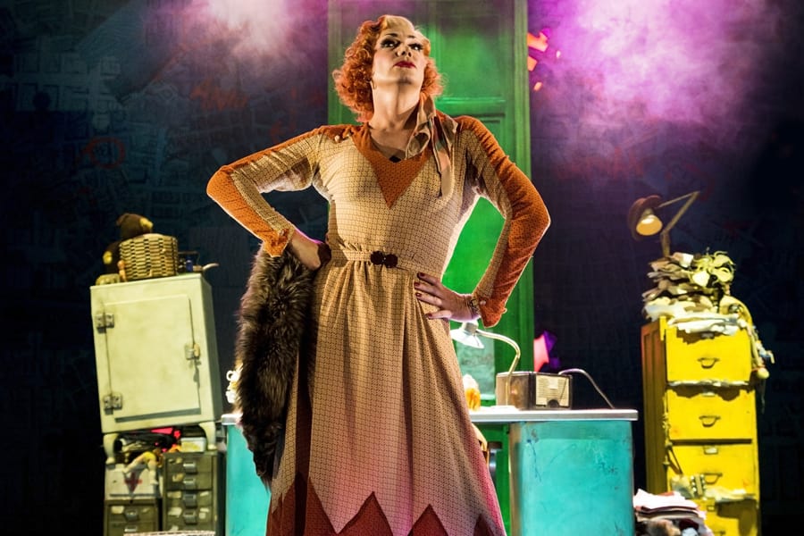 Craig Revel Horwood as Miss Hannigan in Annie (Photo: Matt Crockett)