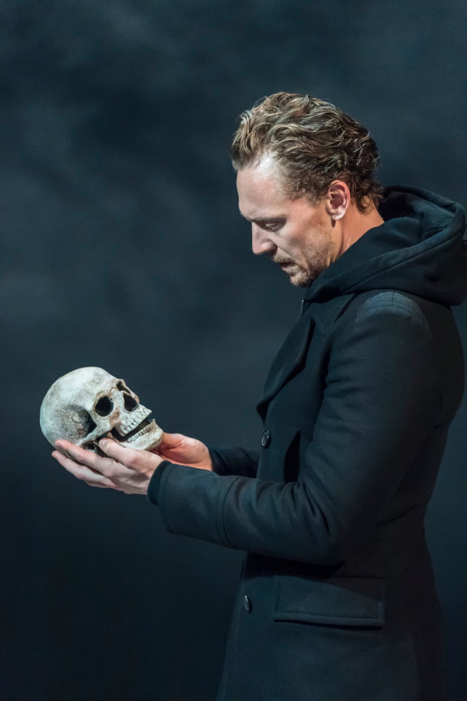 Tom Hiddleston (Hamlet) in RADA and Kenneth Branagh Theatre Company's Hamlet (Photo: Johan Persson)