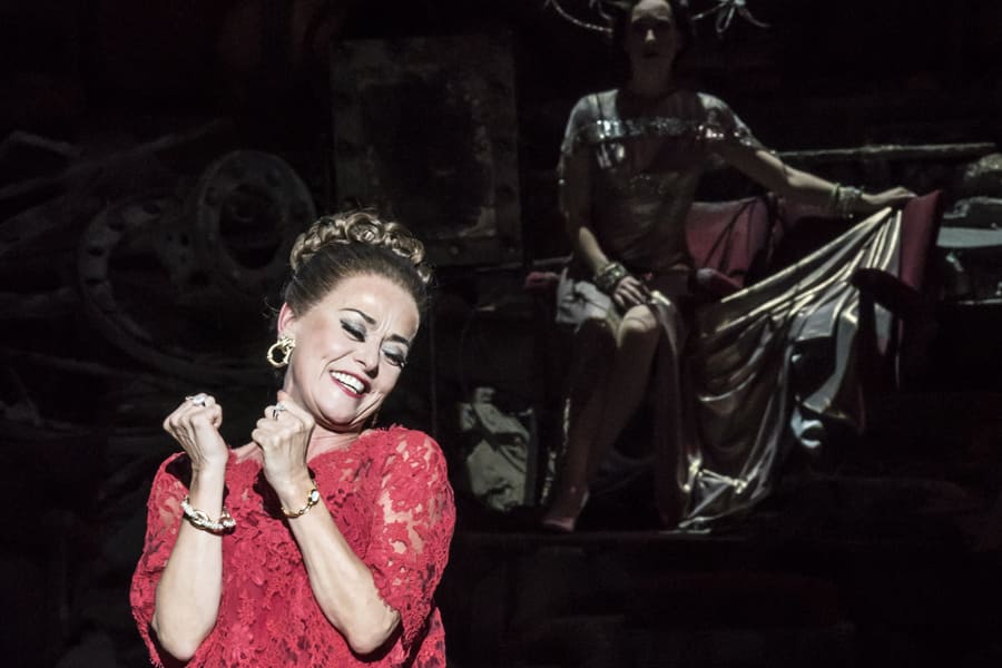 Tracie Bennett as Carlotta Campion in Follies at the National Theatre (Photo: Johan Persson)