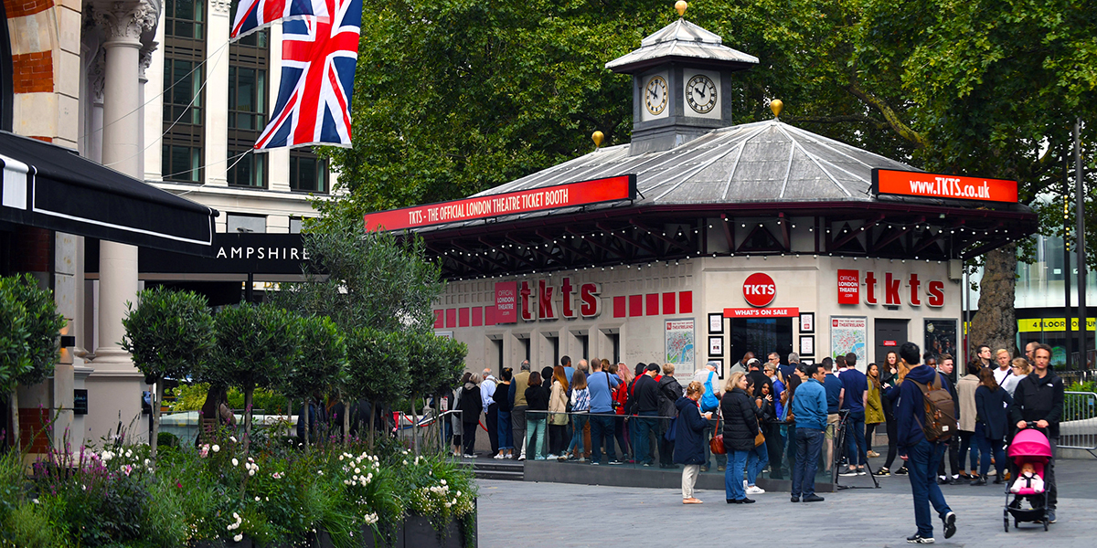 TKTS booth, Leicester Square